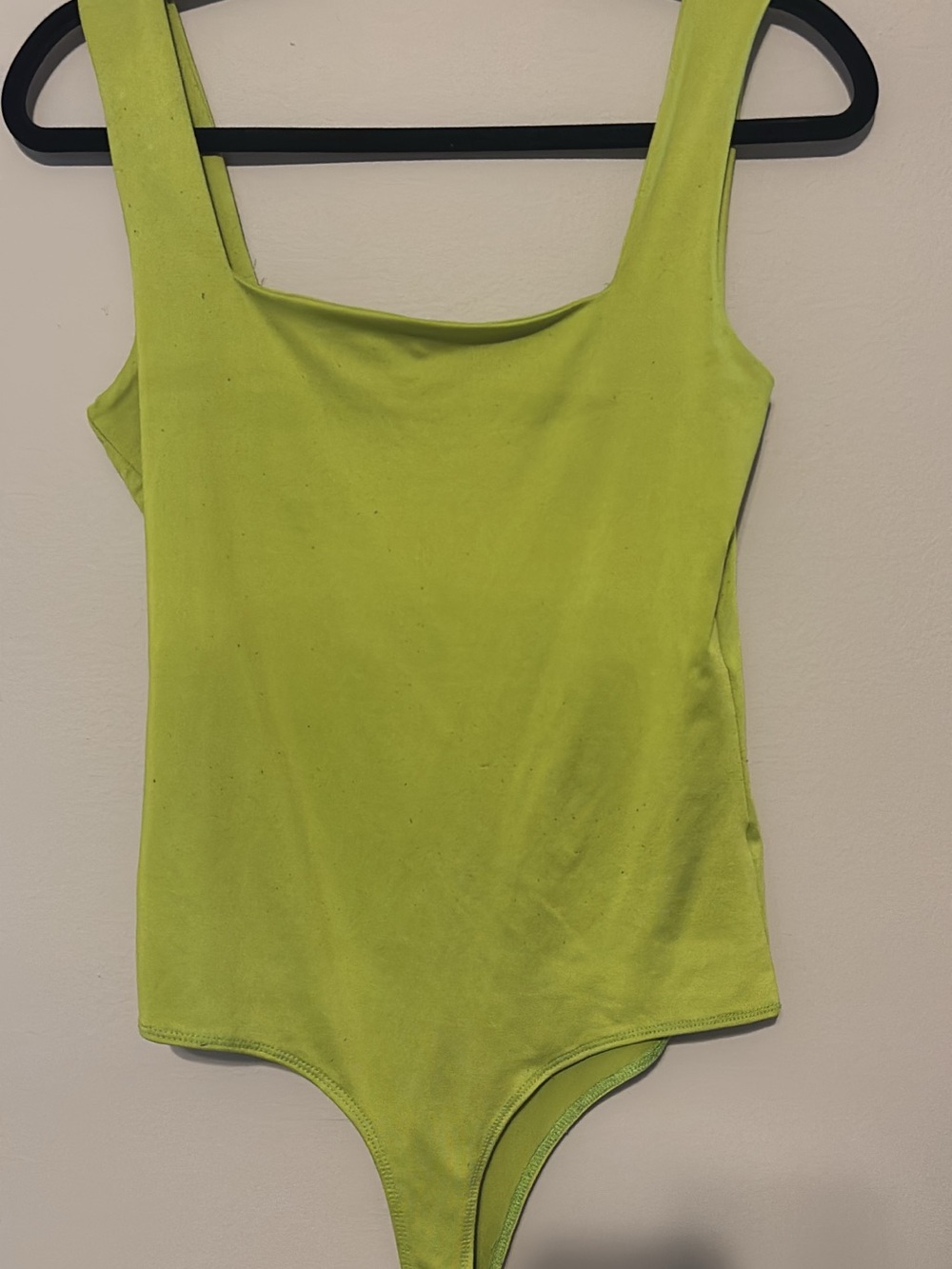 Lime Green One-Piece Bodysuit